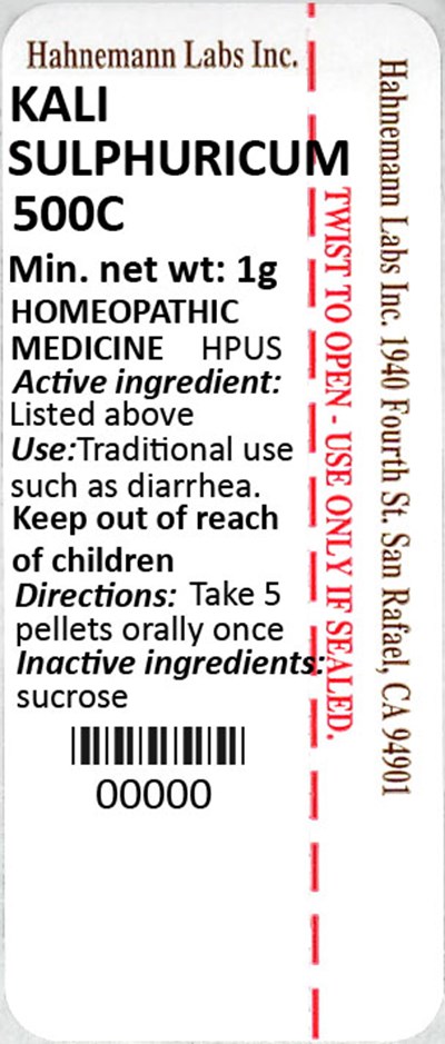 Kali Sulphuricum 500c 1g (Kali Sulphuricum 500c 1g)